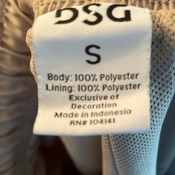 Tan Athletic Drawstring Shorts - Picture 2 of 3